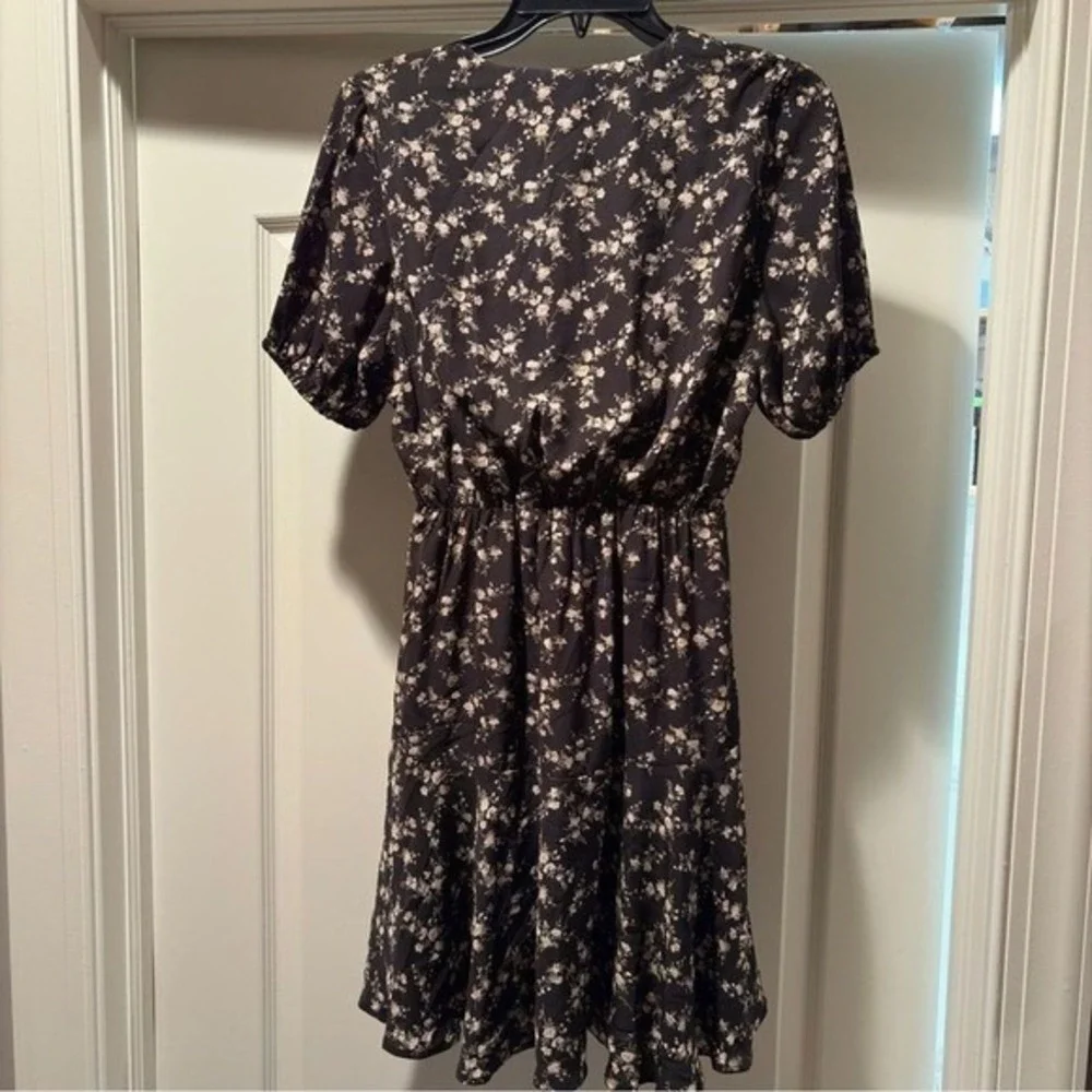 Lucca‎  Sz Small Women's Short-Sleeve Baby Doll Y2K Boho Floral Forest Fairy